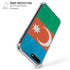 Azerbaijan Flag Distressed iPhone 7/8 Plus Clear Case